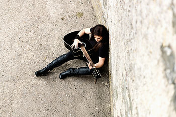 musician writing a song