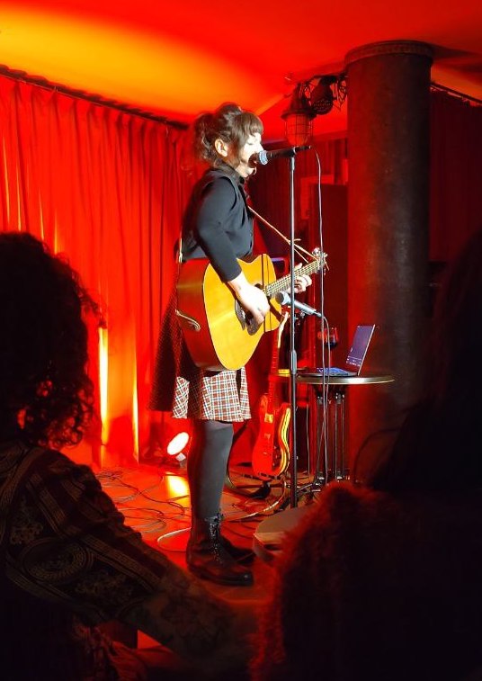 Josie Kikas-Booth on the Hour of Sound stage