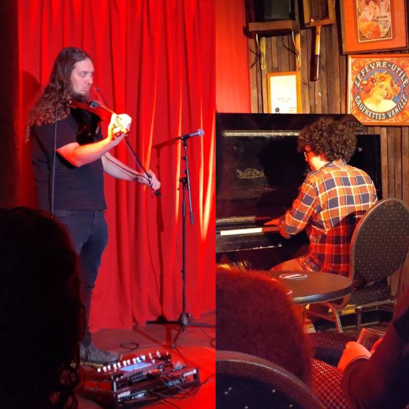 Nikita Menkov & Dan Voss on the stage of Hour of the Sound