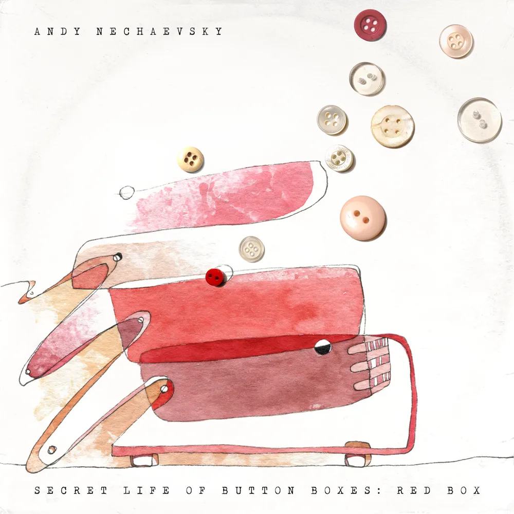 Secret Life of Button Boxes- Red Box by Andy Nechaevsky