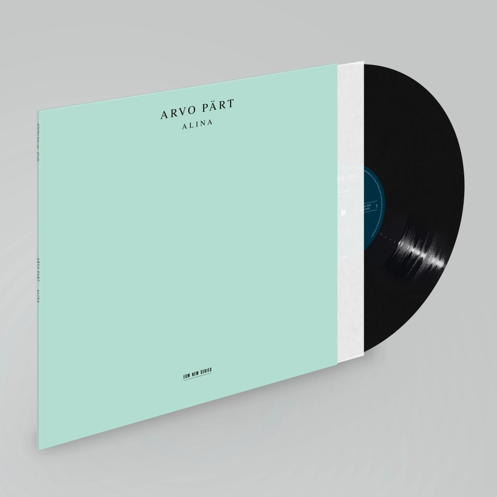 Arvo  Pärt Alina on vinyl, published by ECM records