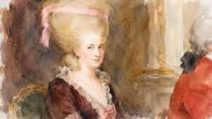 Painting portrait of the music composer of the classical era, Maria Anna Mozart – Tunitemusic